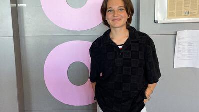 Anne Mons, productie- en redactie stagiair bij BOOS